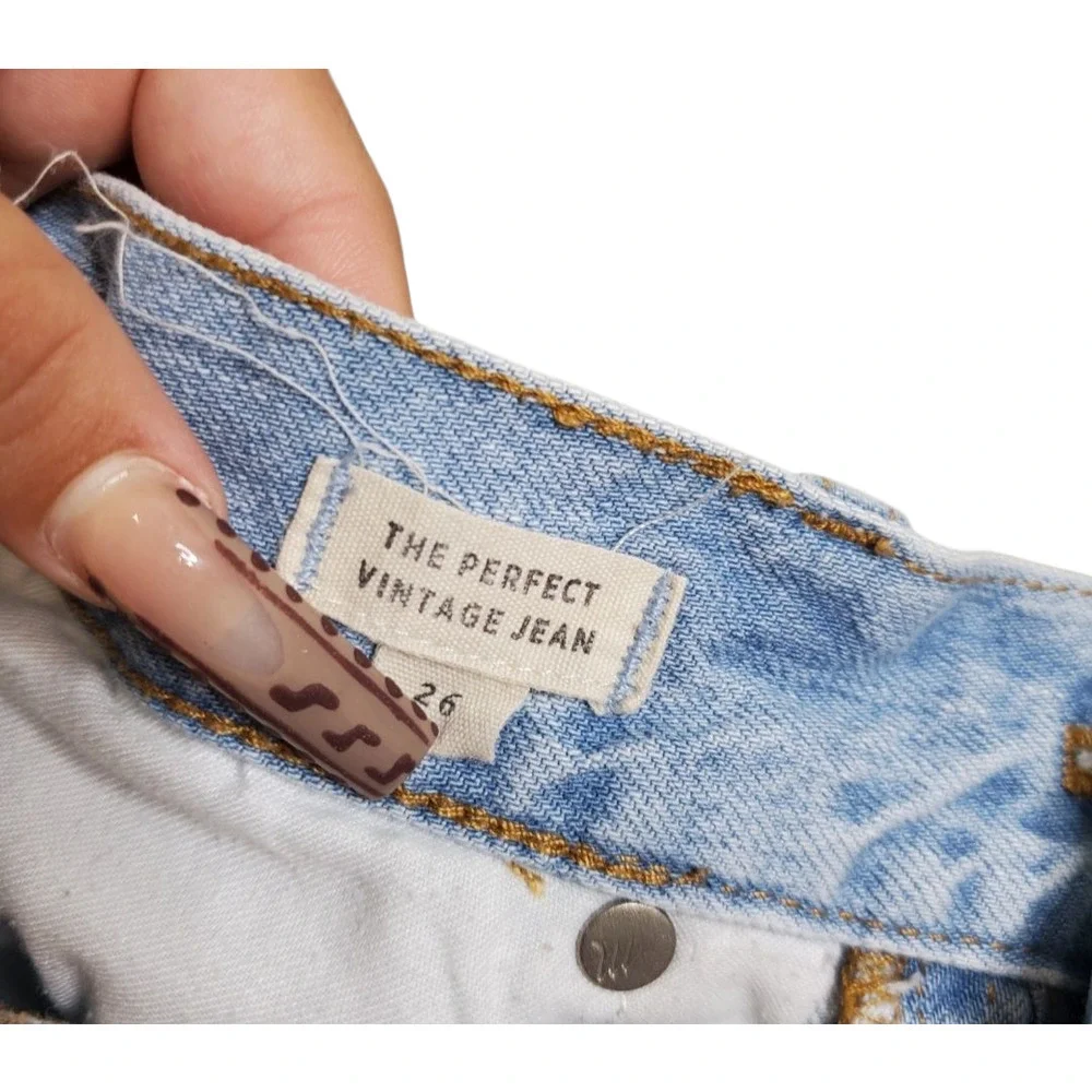 Madewell The Perfect Vintage Jean in Fiore‎ Wash Size: 26